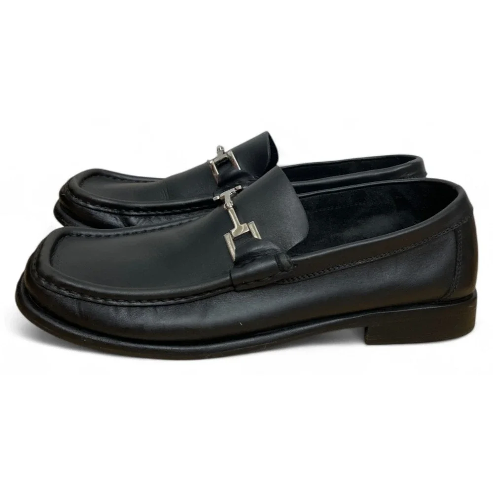 Vintage Gucci Horsebit Loafers Black 8 D